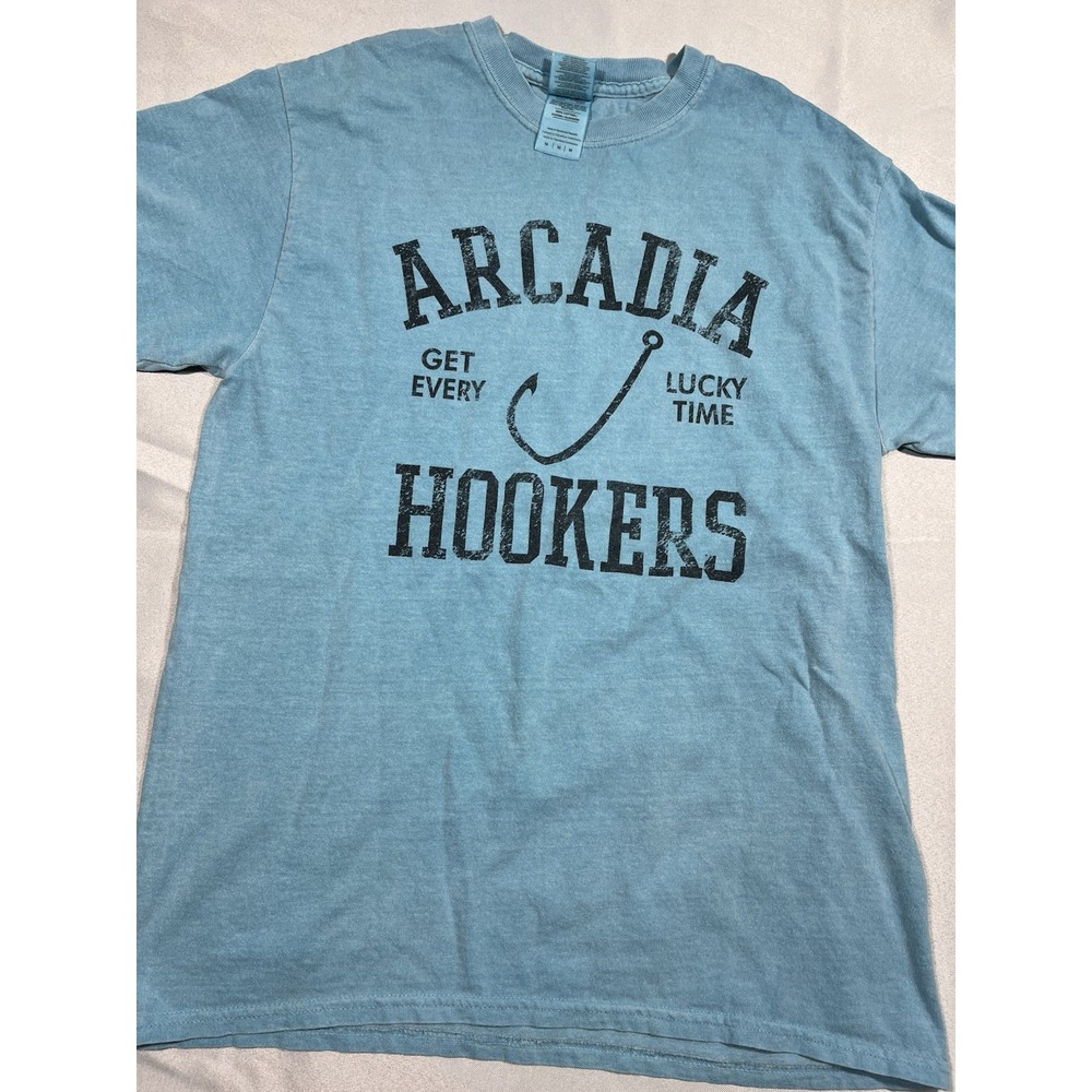Arcadia (Lucky Hooker) Aqua With Print Men's Medium